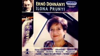 Dohnanyi Three Concert Etudes Op 28 No 2 in D flat major Ilona Prunyi  piano 2000 [upl. by Hras803]