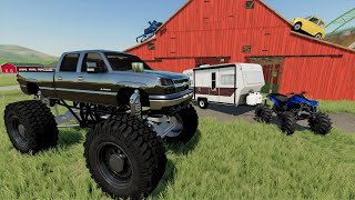 Finding the BEST abandoned barn at auction  Farming Simulator 22 [upl. by Atisusej]