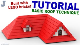 How To Build A LEGO Roof DIY Tutorial [upl. by Arymat]