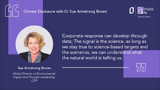 Terrascope Climate Cafe  Podcast Edition Episode 4 Climate Disclosure with Dr Sue Armstrong Brown [upl. by Etteniuq979]