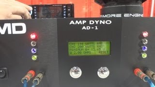 Amp Dyno Vs Rockford Fosgate quot400quot watt amp  SMD DAmore Engineering [upl. by Licko]