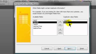 Create a Find Duplicates Query in Access [upl. by Huai35]