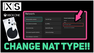 XBOX SERIES X S HOW TO CHANGE NAT TYPE [upl. by Highams]