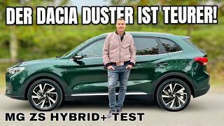 MG ZS Günstiger als ein Dacia Duster HybridSUV aus China im ersten Test  2024  2025 [upl. by Lissak564]