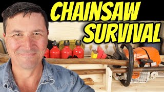 I Built A CHAINSAW Survival Kit [upl. by Pacien124]