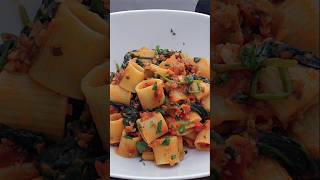 PASTA CON SALSA NAPOLITANA VERDURAS Y PROTEÍNA VEGETAL  ¡Fácil y Riquísimarecetasveganas vegan [upl. by Nylareg]