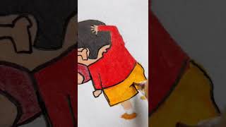 shinchan Sticker shorts art diy sticker [upl. by Maite]