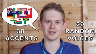 The English Language in 67 Accents amp Random Voices [upl. by Llevert667]