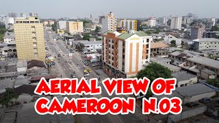 Aerial View Of Douala Capital Economic Of Cameroon N 03 [upl. by Tierza]