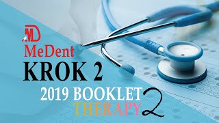 Krok 2 2019 Booklet  Therapy  Medicine  Tutorial 2  2 [upl. by Ru]