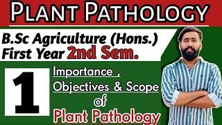 PLANT PATHOLOGY  पादप रोग विज्ञान   Lecture  1st Bsc Agriculture 1st year 2nd Semester [upl. by Lower525]