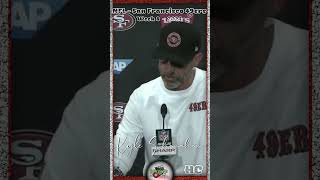 SportsMemes NFL Post Game  HC Kyle Shanahan  San Francisco 49ers Week 8 1of3 [upl. by Orutra]