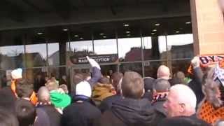 ANGRY NOT A PENNY MORE CREW  OYSTON OUT  BLACKPOOL PROTEST [upl. by Seth585]