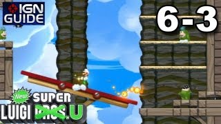 New Super Luigi U 3 Star Coin Walkthrough  Rock Candy Mines 3 Spikes Seesaws [upl. by Vergne]