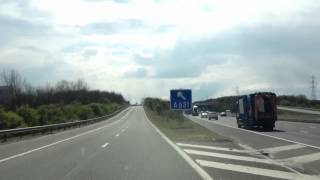 Advanced Driving Motorway Exit [upl. by Maise]