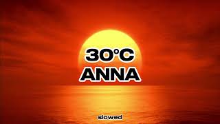 30°C SLOWED  ANNA  Italian Hits [upl. by Minerva823]