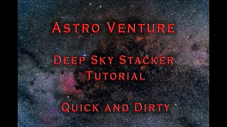 Deep Sky Stacker  Walk through and explanation of the images you will need [upl. by Ttenaej]