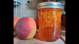 Peach Jam  EASY beginners guide to canning peach jam [upl. by Ysdnil]