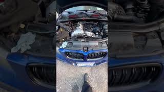 Mosselman oil cooler installed on BMW 335i n54 335i automobile bmw335d cartok bmwn54 340i [upl. by Enotna]