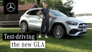 The New GLA  Sarah Elsser Tests the MercedesBenz EntryLevel SUV [upl. by Clarine210]