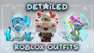 how to make DETAILED ROBLOX OUTFITS  2024 🎀✨ [upl. by Alrrats]