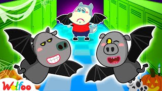 How To Become A Vampire  Wolfoo Lost in Vampire School on Halloween Night 🤩 Wolfoo Kids Cartoon [upl. by Leinod]