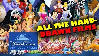 All the HandDrawn Films  Disneycember [upl. by Bebe]