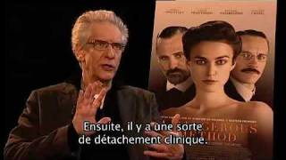 Interview de David Cronenberg pour quotA Dangerous Methodquot [upl. by Ahsinoj338]