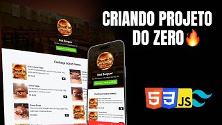 Criando projeto profissional do zero  HTML CSS TailwindCSS JavaScript  AULA 01 [upl. by Carolynn501]