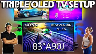 83quot Sony A90J OLED TV Setup PS5 amp Xbox Series X [upl. by Billat179]