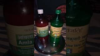 Usefulness of patanjali aloe vera and amla juice [upl. by Illom338]