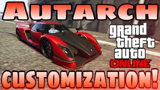 GTA Online NEW SUPERCAR Overflod Autarch customization Glickenhaus SCG003S [upl. by Iretak996]