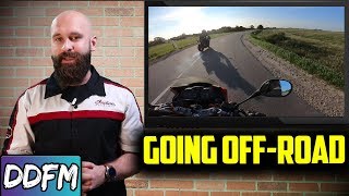 Suzuki SV 650 Rider Doesnt Make This Turn  Motorcycle Riding Tips [upl. by Dennie]