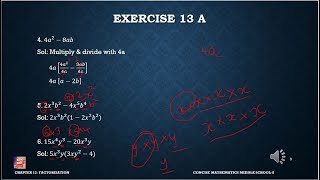 FACTORISE  FACTORIZE Part 1  FACTORIZATION CLASS 8 [upl. by Sulokcin]