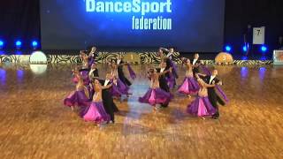 quotVeraquot Tyumen Russia at WDSF World DanceSport Championship Formation Standard 1 place [upl. by Eirehc]