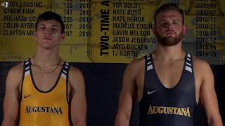 Singlet Reveal Check out Augustana Wrestlings new gear [upl. by Xirdnek376]