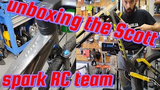 Unboxing the Scott spark RC team issue TR [upl. by Ellery718]