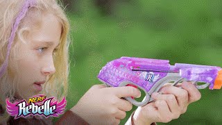 NERF Rebelle Diamondista Blaster  Operation Dart  Official TV Spot [upl. by Arihaz]