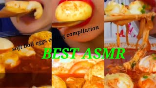 ASMR BOILED EGGS COMPILATION MUKBANGERS SAS  PHAN  NE LETS EAT MONICA MINEE  SARAH [upl. by Prochoras]