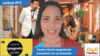 Parole e frasi in spagnolo per comunicare con un ristorante Video N°3  Lezioni di spagnolo [upl. by Yor]