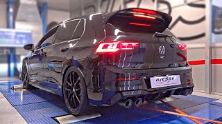 2022 VW Golf 8 R 400HP feat Akrapovic OPF Delete Exhaust  Eventuri Intake  DYNO  Soundcheck [upl. by Nileek]