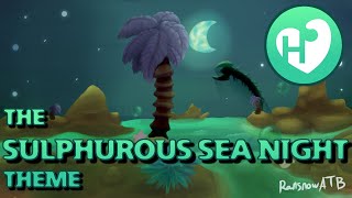 Terraria Calamity Mod Music  quotcaustic tidesquot  Theme of the Sulphurous Sea Night [upl. by Suchta119]