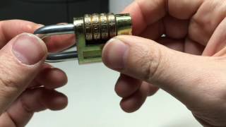 129 Decoding a Vintage L amp Co LTD Four Wheel Combination Lock [upl. by Aicala]