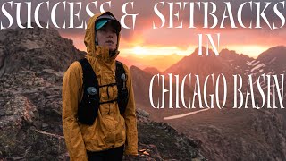 Success and Set Backs in the Chicago Basin COLORADO 14er amp Backpacking Adventure [upl. by Jemimah141]