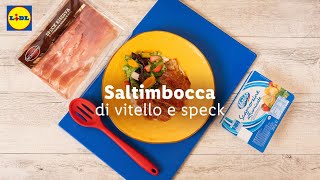 Saltimbocca di vitello e speck Dal Salumiere  Chef in Camicia  Lidl Italia [upl. by Yakcm372]