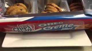 Chips Ahoy Oreo Creme Filled Cookie Review [upl. by Haim]