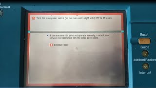 Cara Mengatasi Error E020 di mesin fotocopy IR5020 IR5000 [upl. by Cole]