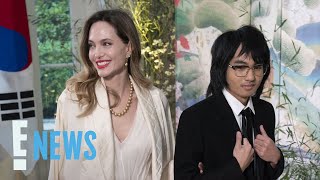 Angelina Jolies Son Maddox Is All GrownUp in RARE Public Outing  E News [upl. by Iderf]