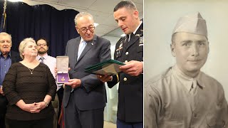 Purple Heart Found On Street Returned To Vets Family After More than 50 Years [upl. by Allista]