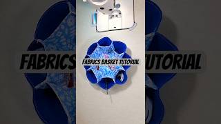 Fabrics basket tutorial sewingsecrets sewingmadeeasy [upl. by Bugbee]